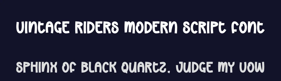 Vintage Riders Modern Script Font by andikastudio — Display Font — thumbnail 2