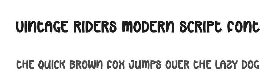 Vintage Riders Modern Script Font by andikastudio — Display Font