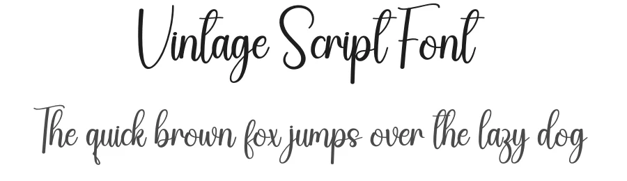 Vintage Script Font by andikastudio — Script Handwritten Font