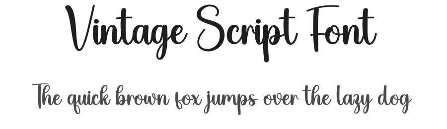 Vintage Script Font by andikastudio — Script Handwritten Font