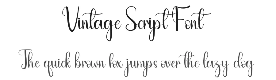 Vintage Script Font by andikastudio — Script Handwritten Font