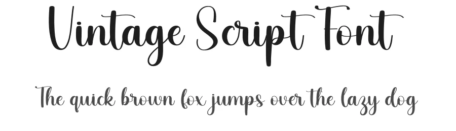 Vintage Script Font by ade gilang — Script Handwritten Font