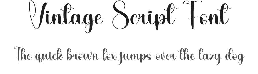 Vintage Script Font by andikastudio — Script Handwritten Font