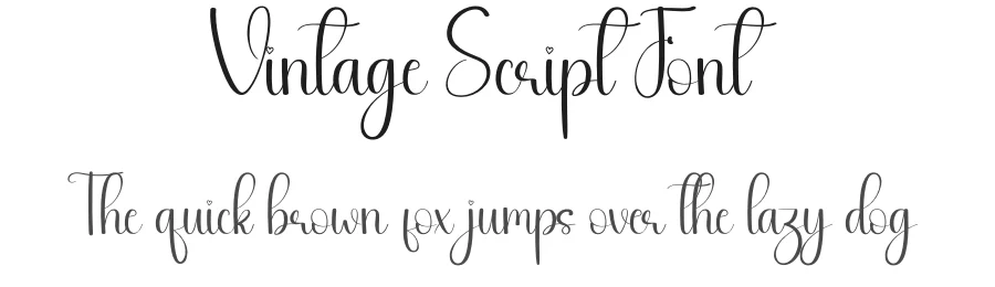 Vintage Script Font by andikastudio — Script Handwritten Font