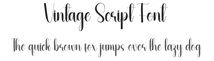 Vintage Script Font by andikastudio — Script Handwritten Font