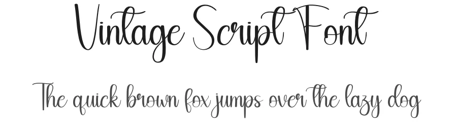 Vintage Script Font by andikastudio — Script Handwritten Font