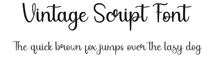 Vintage Script Font by andikastudio — Script Handwritten Font