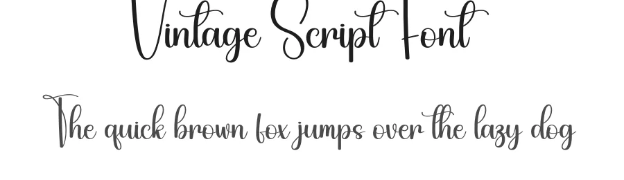 Vintage Script Font by andikastudio — Script Handwritten Font