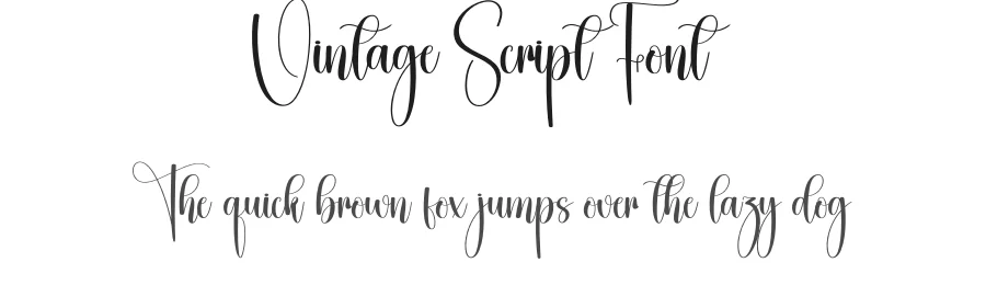 Vintage Script Font by creativeletter — Script Handwritten Font