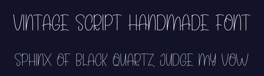 Vintage Script Handmade Font by inermediaSTUDIO — Display Font — thumbnail 2