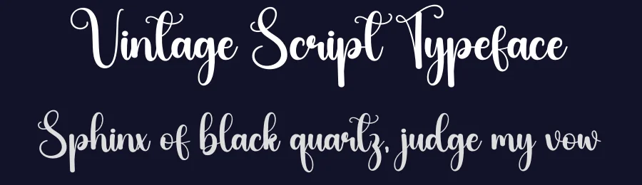 Vintage Script Typeface by creativeletter — Script Handwritten Font — thumbnail 2