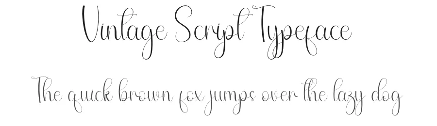 Vintage Script Typeface by andikastudio — Script Handwritten Font