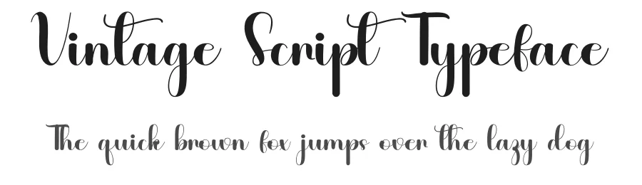 Vintage Script Typeface by inermediaSTUDIO — Script Handwritten Font