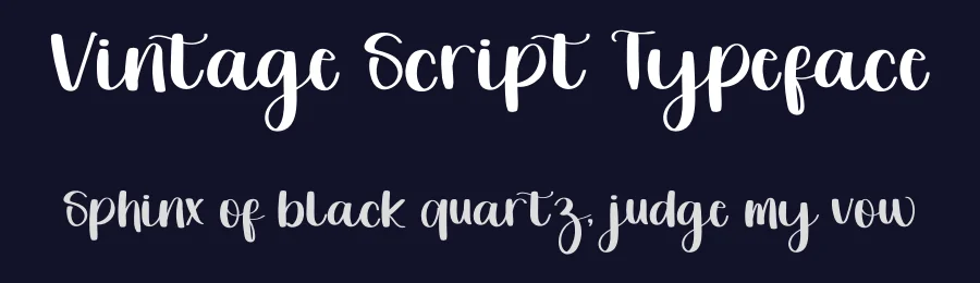 Vintage Script Typeface by freshtypeink — Script Handwritten Font — thumbnail 2