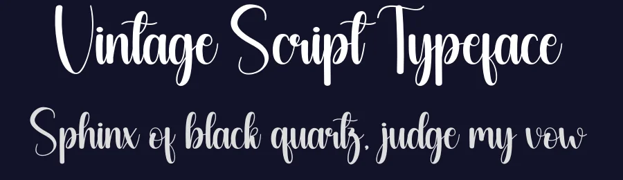 Vintage Script Typeface by creativeletter — Script Handwritten Font — thumbnail 2