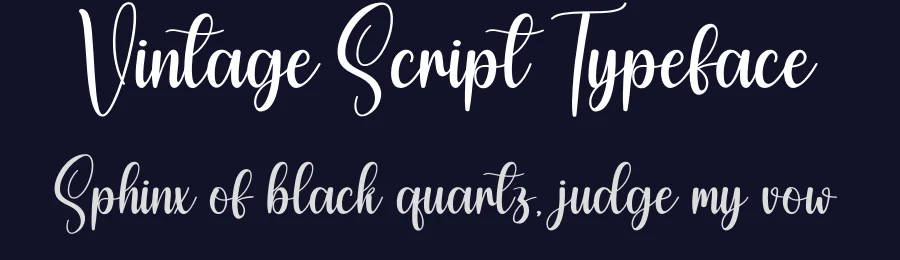 Vintage Script Typeface by creativeletter — Script Handwritten Font — thumbnail 2