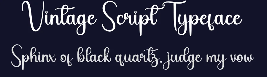 Vintage Script Typeface by andikastudio — Script Handwritten Font — thumbnail 2