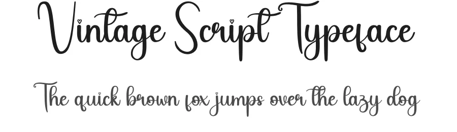 Vintage Script Typeface by andikastudio — Script Handwritten Font