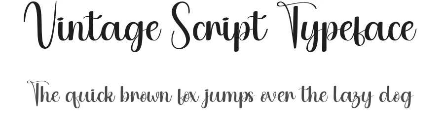 Vintage Script Typeface by andikastudio — Script Handwritten Font
