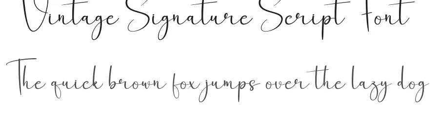 Vintage Signature Script Font by andikastudio — Script Handwritten Font