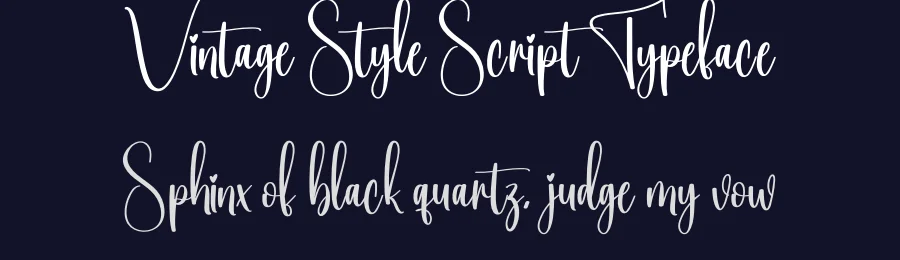 Vintage Style Script Typeface by creativeletter — Script Handwritten Font — thumbnail 2