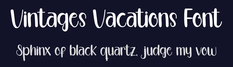Vintages Vacations Font by inermediaSTUDIO — Script Handwritten Font — thumbnail 2