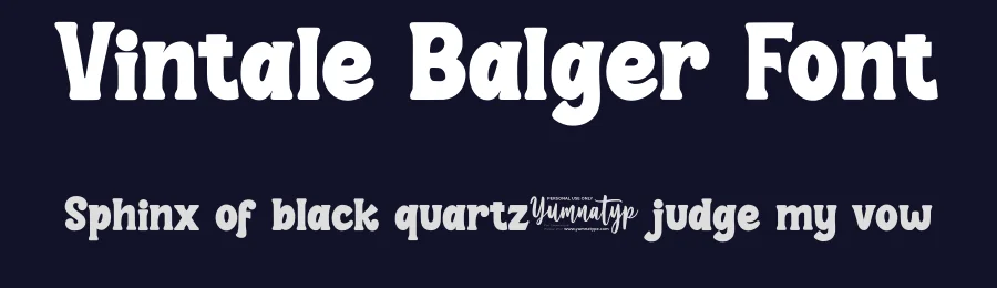 Vintale Balger Font by Din Studio — Display Font — thumbnail 2