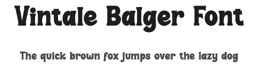Vintale Balger Font by Din Studio — Display Font