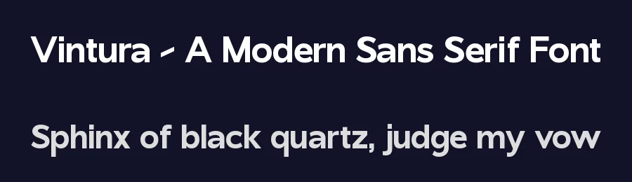 Vintura – A Modern Sans Serif Font by Marvadesign — Display Font — thumbnail 2