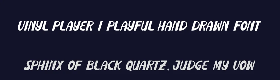 Vinyl Player | Playful Hand Drawn Font by Gracetypestudio — Script Handwritten Font — thumbnail 2