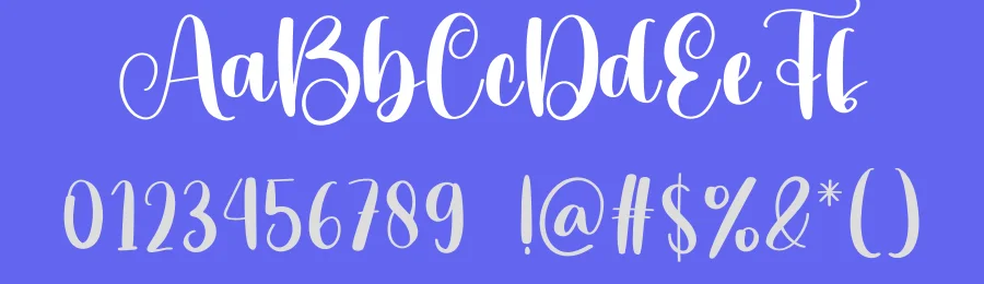 Violet Script Font by creativeletter — Script Handwritten Font — thumbnail 3
