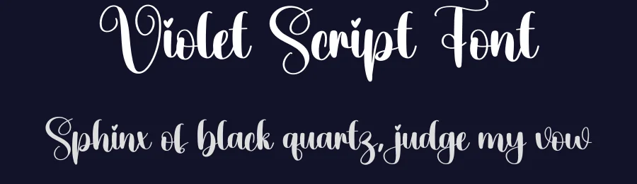 Violet Script Font by creativeletter — Script Handwritten Font — thumbnail 2