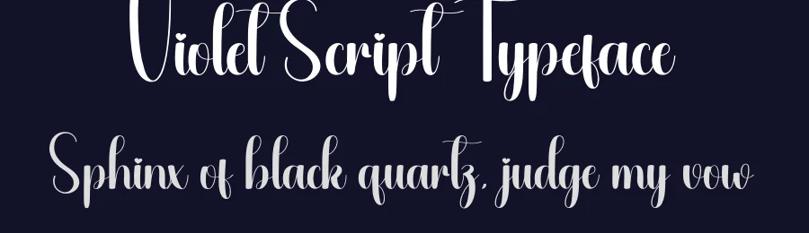 Violet Script Typeface by andikastudio — Script Handwritten Font — thumbnail 2