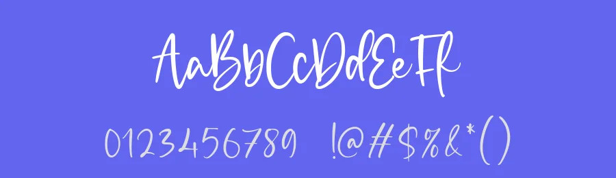 Violet Twinkle Script Font by balpirick — Script Handwritten Font — thumbnail 3