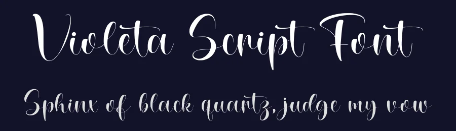 Violeta Script Font by Letterayu — Script Handwritten Font — thumbnail 2
