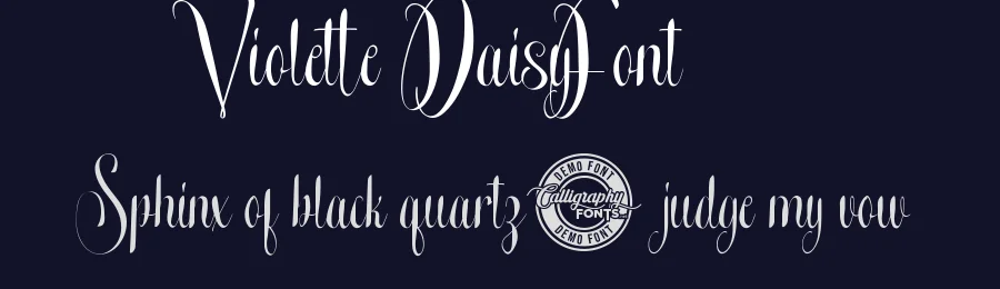 Violette Daisy Font by CalligraphyFonts.net — Script Handwritten Font — thumbnail 2