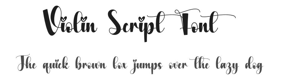 Violin Script Font by creativeletter — Script Handwritten Font
