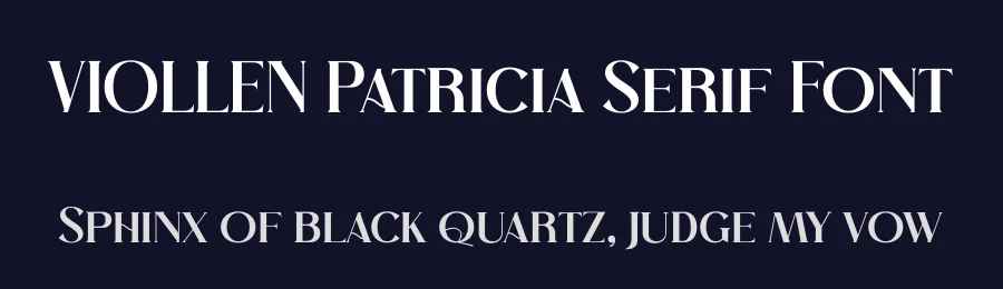VIOLLEN Patricia Serif Font by Storytype — Serif Font — thumbnail 2