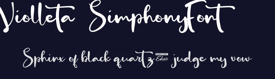Violleta Simphony Font by edricstudio — Script Handwritten Font — thumbnail 2