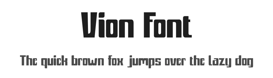 Vion Font by illushvara — Display Font