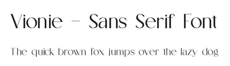 Vionie – Sans Serif Font by ErmediaStudio — Serif Font
