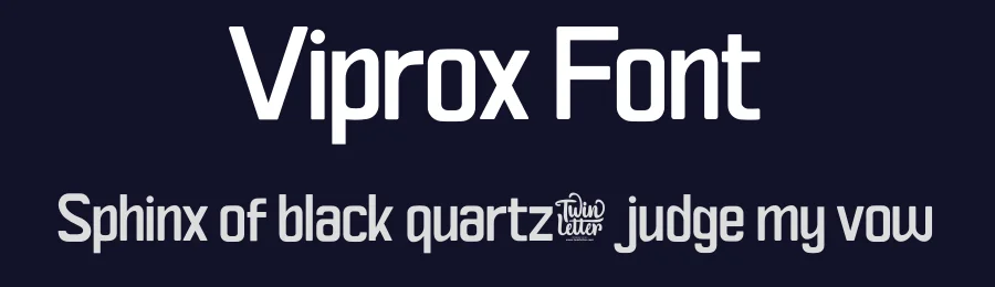 Viprox Font by twinletter — Sans Serif Font — thumbnail 2