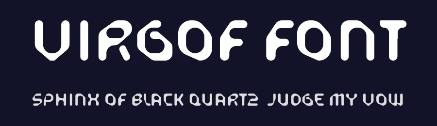 Virgof Font by ffeeaarr — Display Font — thumbnail 2