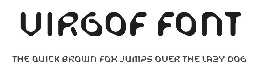 Virgof Font by ffeeaarr — Display Font