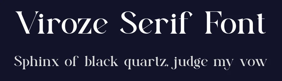 Viroze Serif Font by ErmediaStudio — Serif Font — thumbnail 2