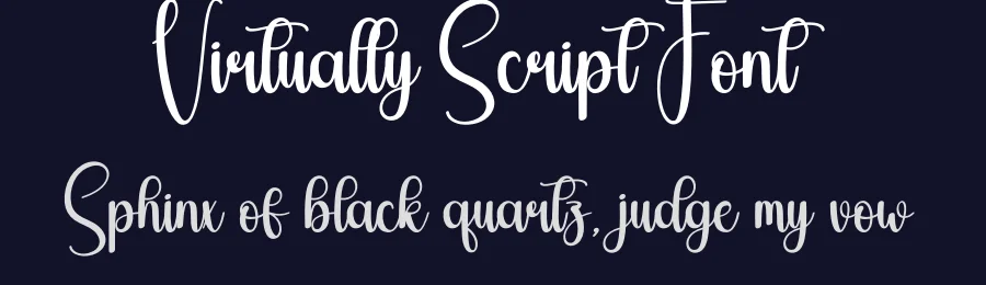 Virtually Script Font by andikastudio — Script Handwritten Font — thumbnail 2