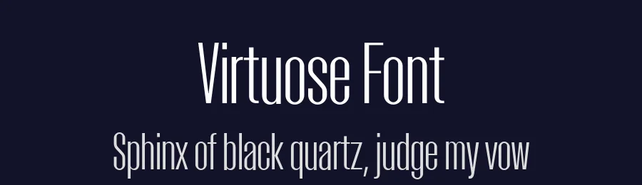 Virtuose Font by Ckhans Fonts — Display Font — thumbnail 2