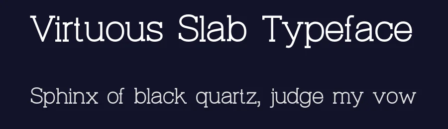 Virtuous Slab Typeface by Graphic Pear — Slab Serif Font — thumbnail 2