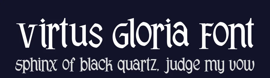 Virtus Gloria Font by alit design — Display Font — thumbnail 2