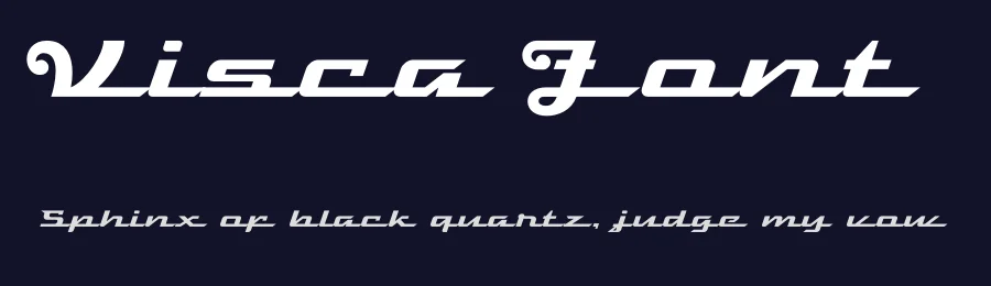 Visca Font by Sronstudio — Display Font — thumbnail 2